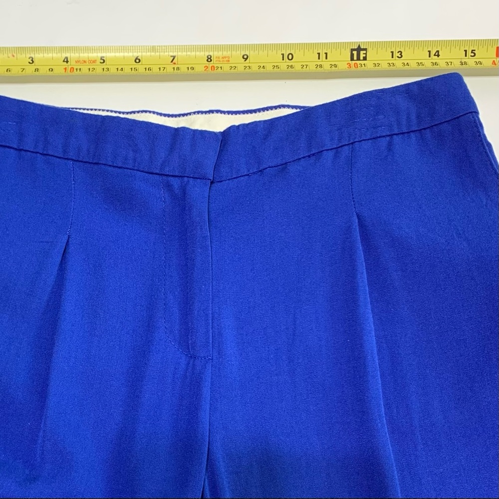 H&M Royal Blue Soft Comfy Lightweight Work Pants Size 6 - Picture 8 of 14